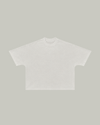 CAMISETA BOXY SIN COSTURAS BLANCO ROTO 250GSM