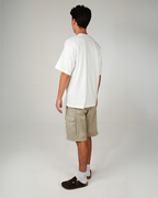 CAMISETA OVERSIZE BLANCA 250GSM