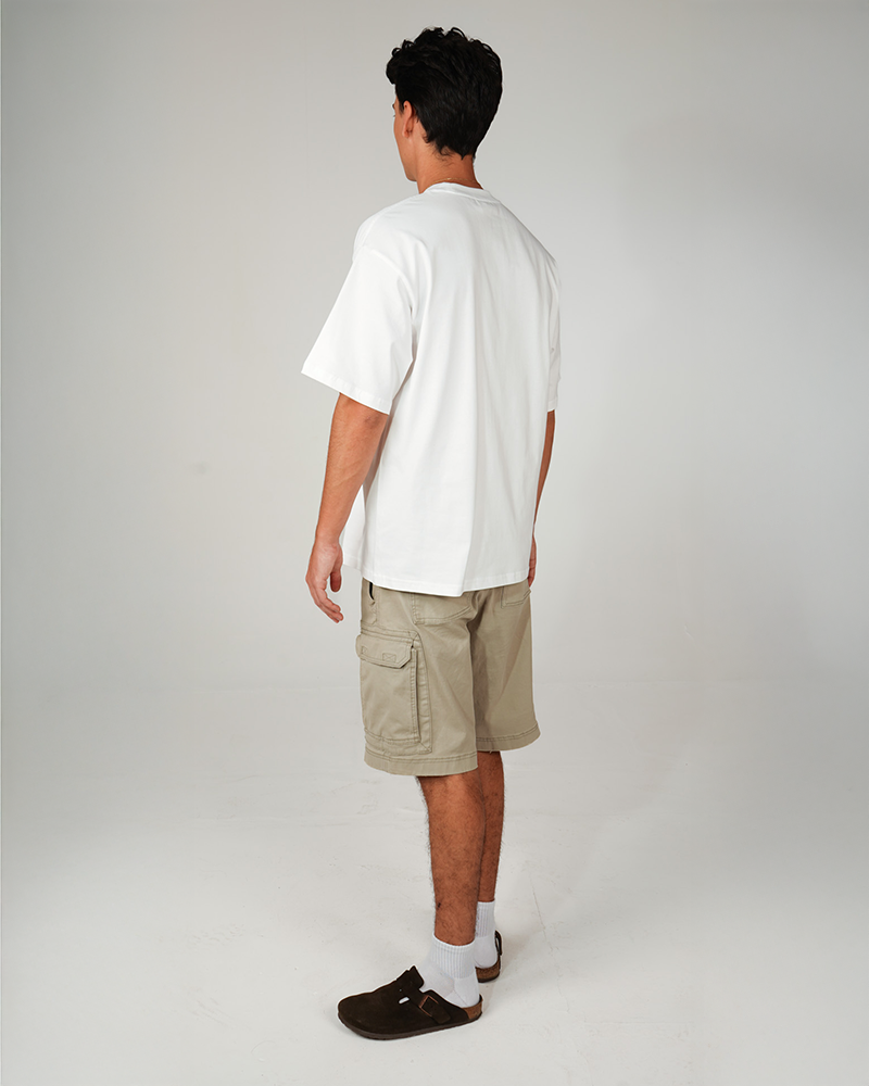 CAMISETA OVERSIZE BLANCA 250GSM