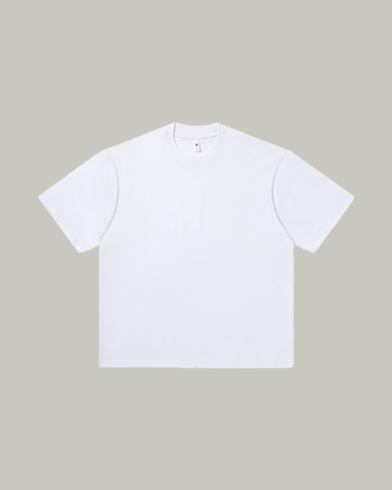 CAMISETA OVERSIZE BLANCA 250GSM