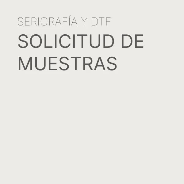 Solicitud de Muestras
